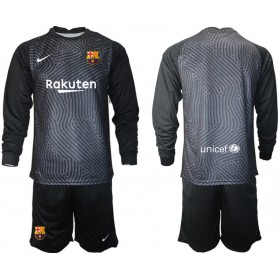 Camisolas de futebol FC Barcelona Guarda Redes Criança Equipamento 2020/21 M004 Manga Comprida